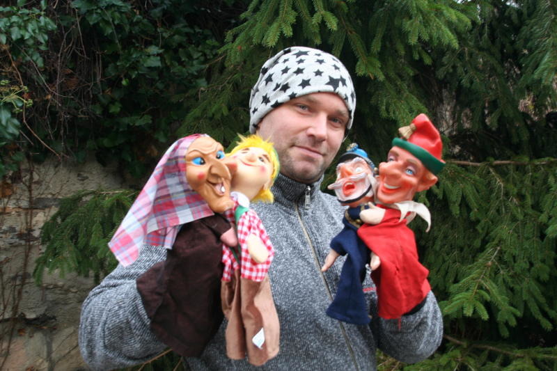 Puppenspieler Claudio Mühle